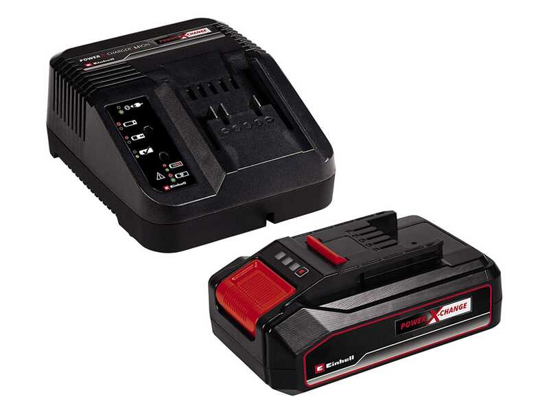 Einhell GP-LS 18/28 Li T BL &ndash; Akku-Astschere mit Schaft &ndash; 18 V, 2,5 Ah