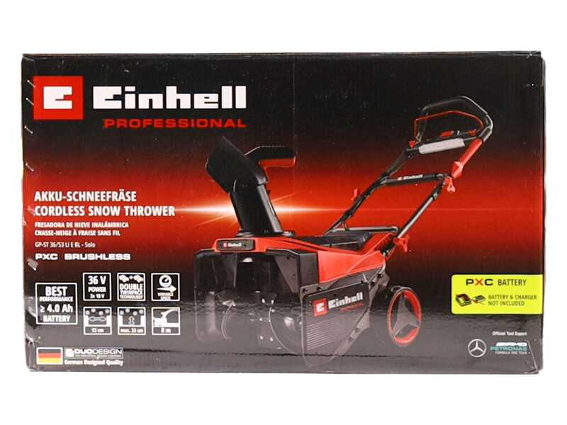 Einhell GP-ST 36/53 Li E BL-Solo - Schneefr&auml;se- 36V - SOLO OHNE AKKU UND LADEGER&Auml;T