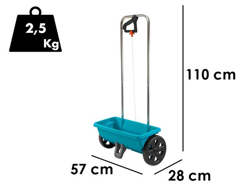 Gardena 432-20 - Streuwagen - S&auml;maschine - L