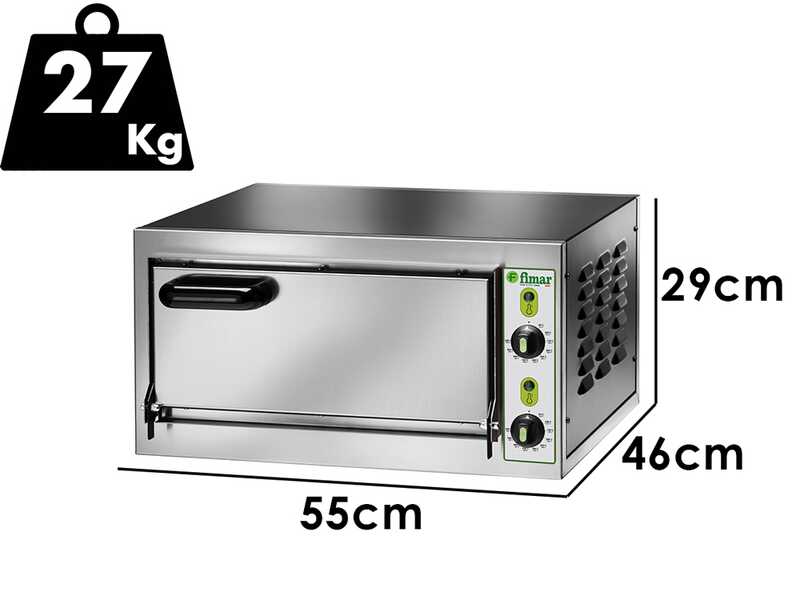 Fimar MICRO1C &ndash; Elektro-Pizzaofen &ndash; 2200 W