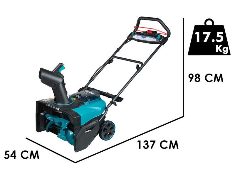 Makita SN001GZ &ndash; Akku-Schneefr&auml;se - 40V - OHNE AKKU und LADEGER&Auml;T