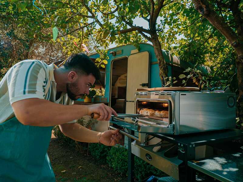 Macte Ovens Voyager TWIN ADVANCED Schwarz &ndash; Elektro-Pizzaofen &ndash; 2975 W