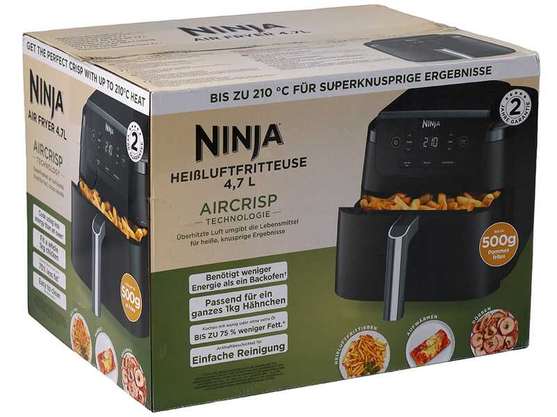 Ninja AF110EU &ndash; Hei&szlig;luftfritteuse 4,7 Liter