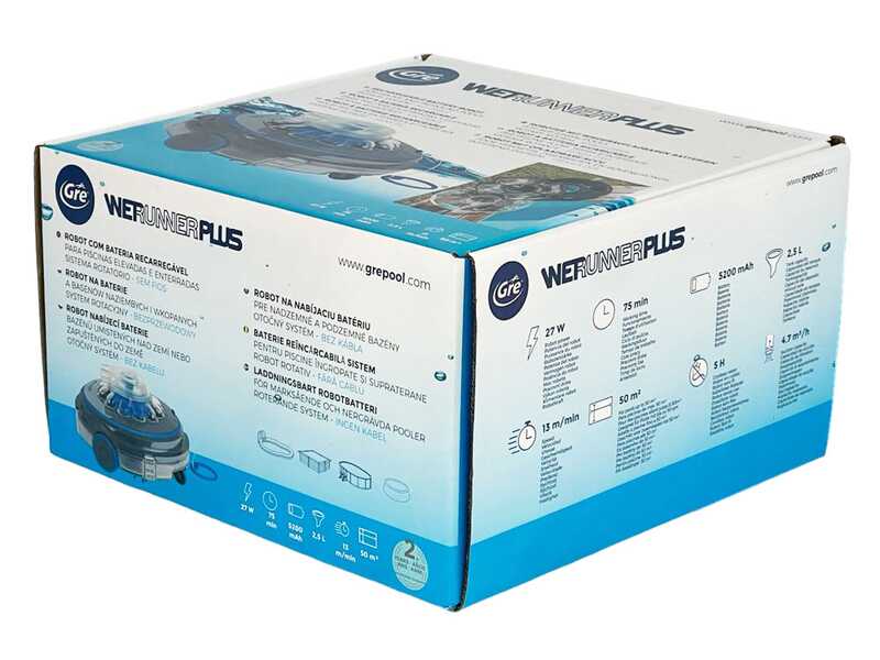 GRE WET RUNNER PLUS - Akku-Poolreiniger