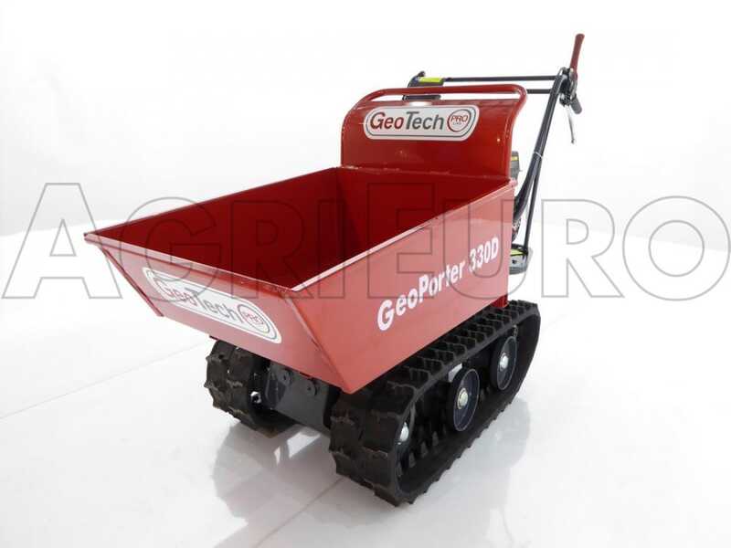 GeoTech Pro GeoPorter 330D &ndash; Raupendumper mit 4 Laufrollen &ndash; 300 kg