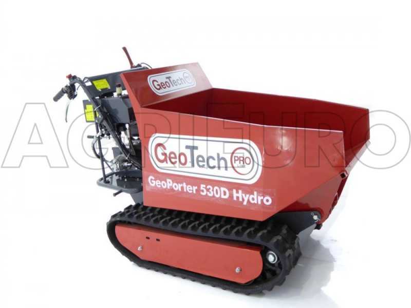 GeoTech Raupendumper GeoPorter 530D Hydro mit hydraulischer Mulde 500kg