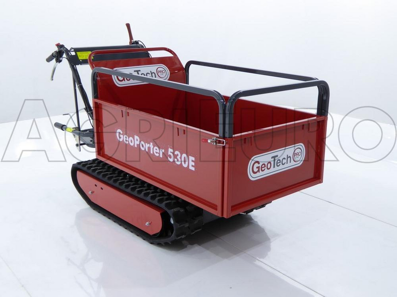 GeoTech Pro Raupendumper GeoPorter 530E mit ausziehbaren Seitenw&auml;nden