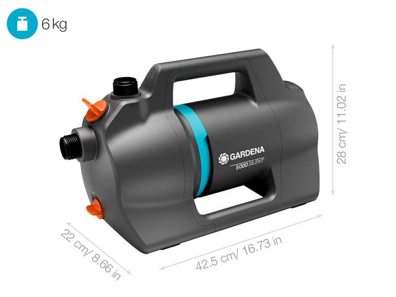 Gardena 5000 Silent - Gartenpumpe - 550 W