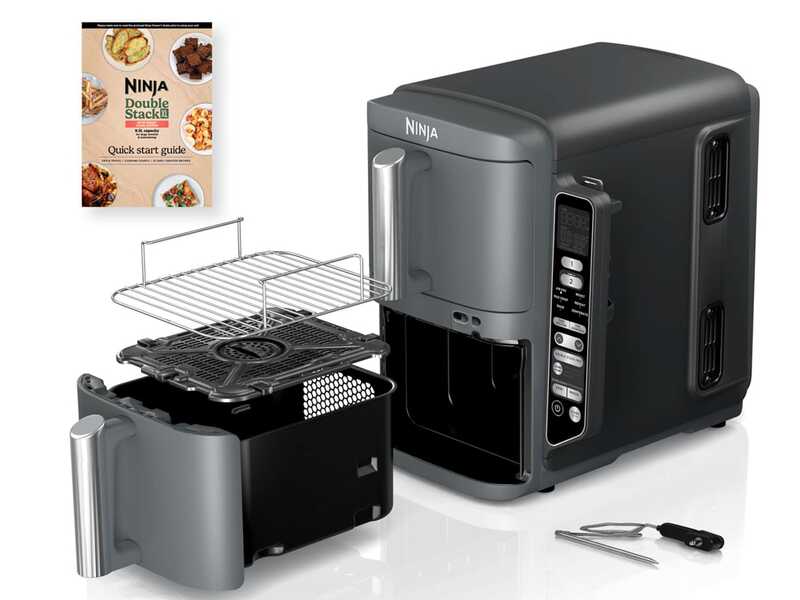 Ninja Double Stack XL SL451EU &ndash; Hei&szlig;luftfritteuse 9,5 l &ndash; SmartCook-System