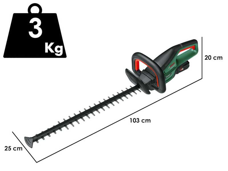 Bosch UniversalHedgeCut 18V-55 - Heckenschere 2 x 18V/2.5Ah - Schwert 55 cm
