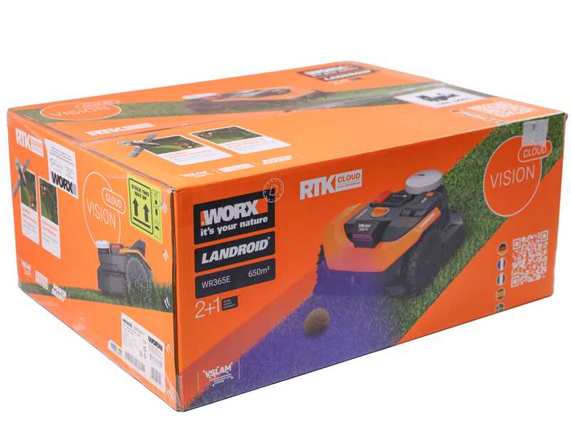 Worx Landroid Vision Cloud WR365E - M&auml;hroboter - ohne Installation - Gratis Garage!
