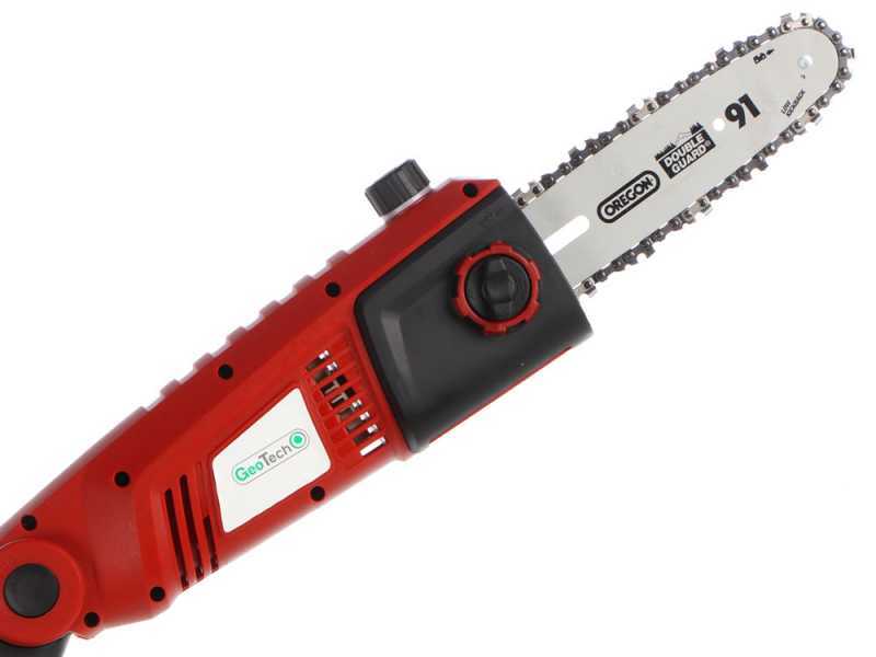 GeoTech PT 750  - Elektrische Astkettens&auml;ge mit Teleskopschaft - Schwert 25 cm