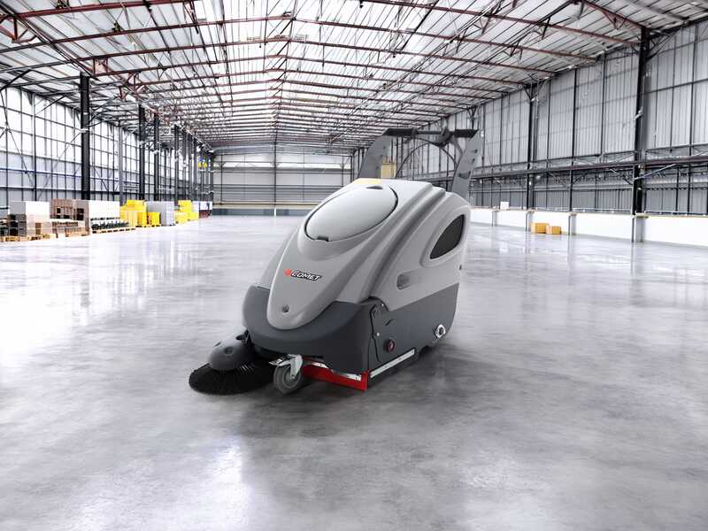 Comet CSW 700B - Kehrmaschine mit Auffangbeh&auml;lter - 12V - SOLO OHNE AKKU UND LADEGER&Auml;T