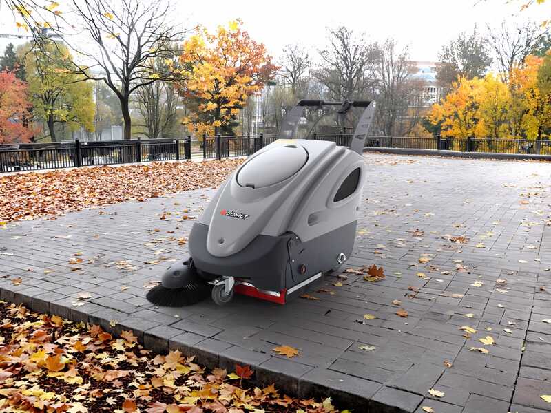 Comet CSW 700B - Kehrmaschine mit Auffangbeh&auml;lter - 12V - SOLO OHNE AKKU UND LADEGER&Auml;T