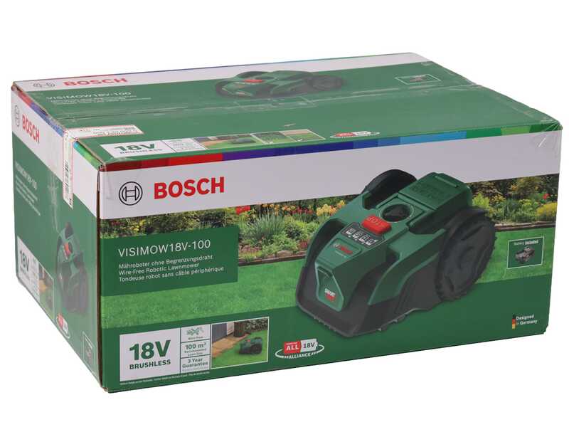 Bosch VISIMOW18V-100 - M&auml;hroboter  - einfache Installation - ohne AKKU und LADEGER&Auml;T SOLO