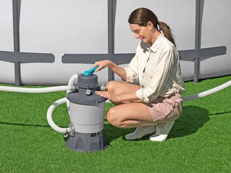 Bestway Sandfilterpumpe 58515DE &ndash; F&ouml;rdermenge 3.596 l/h &ndash; 85 W