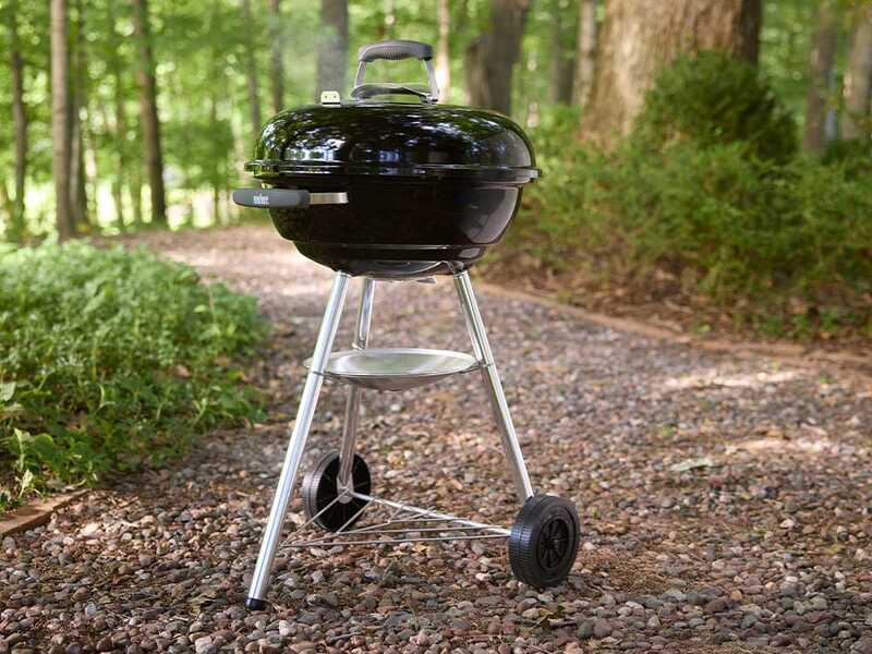 Weber Compact Kettle 47 1502054 &ndash; Holzkohlegrill &ndash; Grillfl&auml;che 47 cm