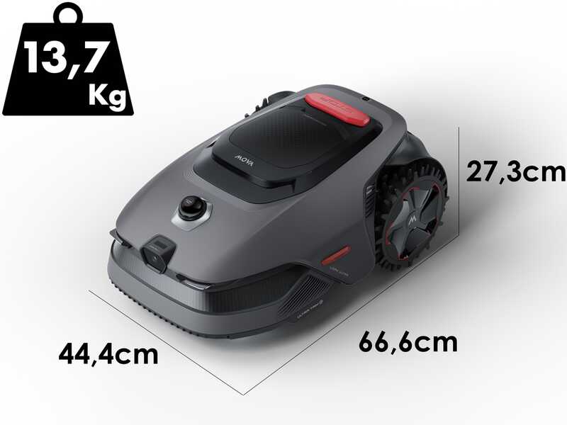 MOVA LiDAX Ultra 800 &ndash; M&auml;hroboter &ndash; ohne Begrenzungskabel
