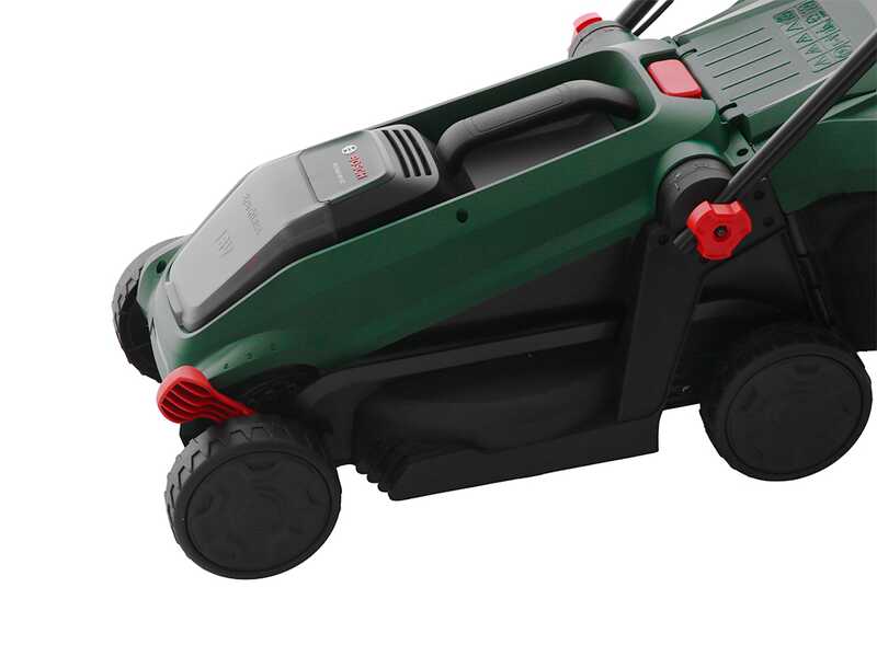 Bosch Rotak18V-34 &ndash; Akku-Rasenm&auml;her &ndash; Schnittbreite 34 cm &ndash; SOLO OHNE AKKU UND LADEGER&Auml;T