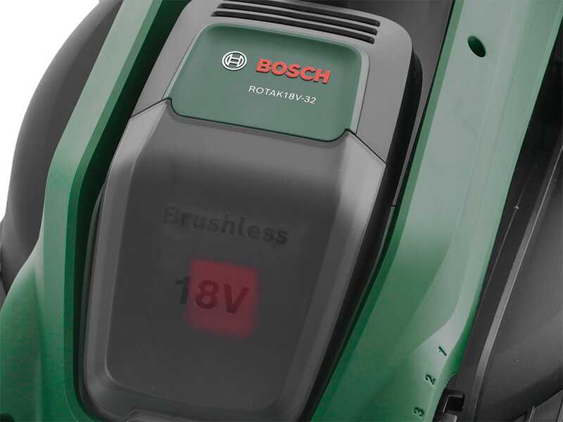 Bosch Rotak18V-34 - Akku-Rasenm&auml;her - 18V/4Ah - Schnittbreite 34 cm