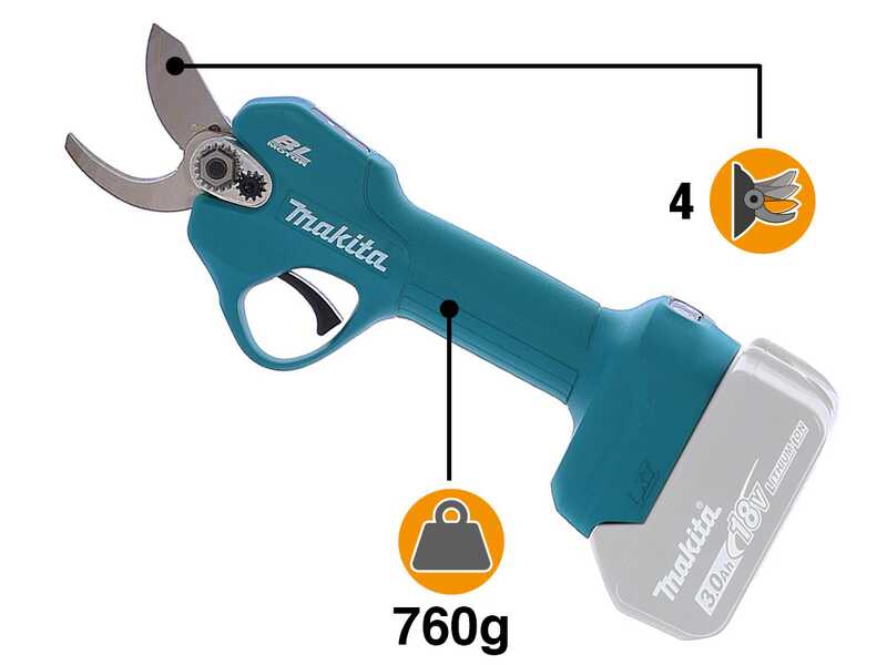 Makita DUP181Z - Akku-Reb-Astschere - 18V -OHNE AKKU UND LADEGER&Auml;T