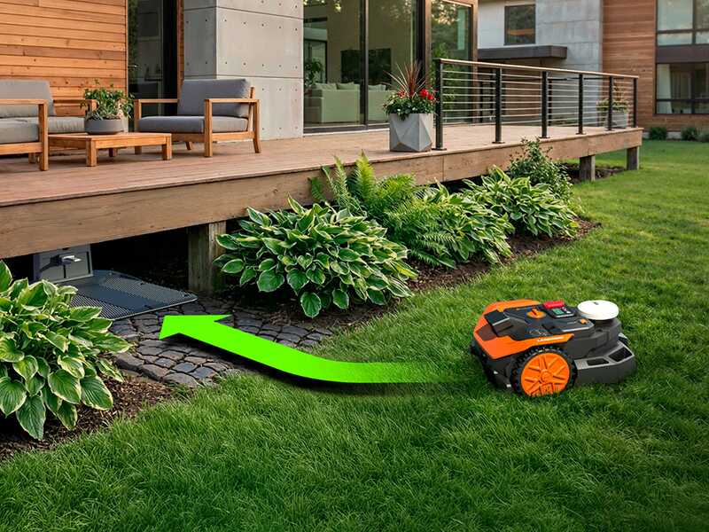 Worx Landroid Vision Cloud WR308E - M&auml;hroboter - ohne Installation - Gratis Garage!