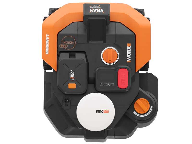 Worx Landroid Vision Cloud WR308E - M&auml;hroboter - ohne Installation - Gratis Garage!