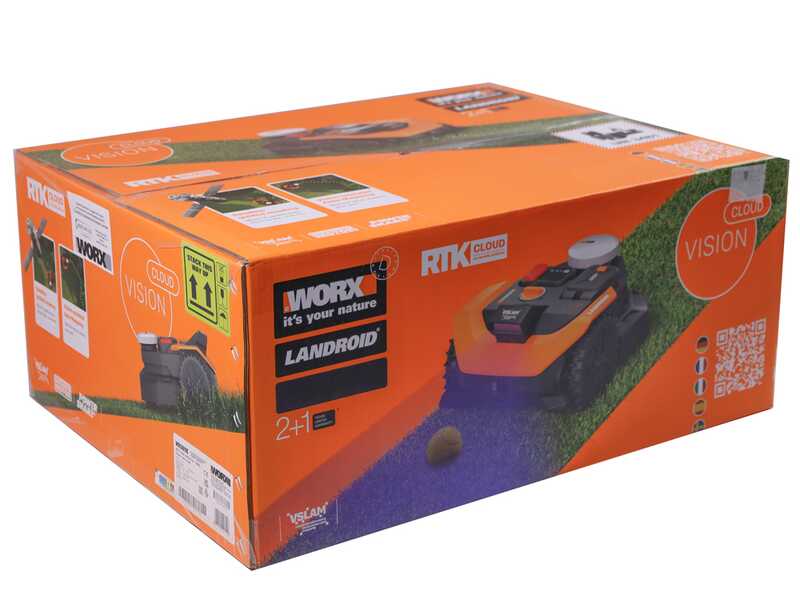 Worx Landroid Vision Cloud WR312E - M&auml;hroboter - ohne Installation - Gratis Garage!