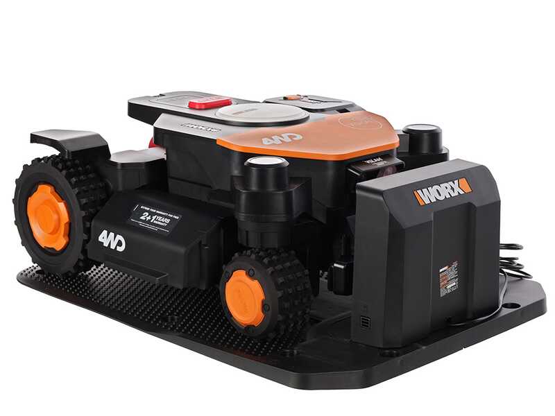 Worx Landroid Vision Cloud WR342E - M&auml;hroboter 4WD - ohne Installation - W&auml;hlen Sie Ihr Gratis Zubeh&ouml;r!
