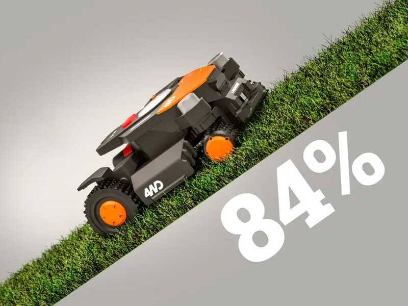 Worx Landroid Vision Cloud WR342E - M&auml;hroboter 4WD - ohne Installation - W&auml;hlen Sie Ihr Gratis Zubeh&ouml;r!