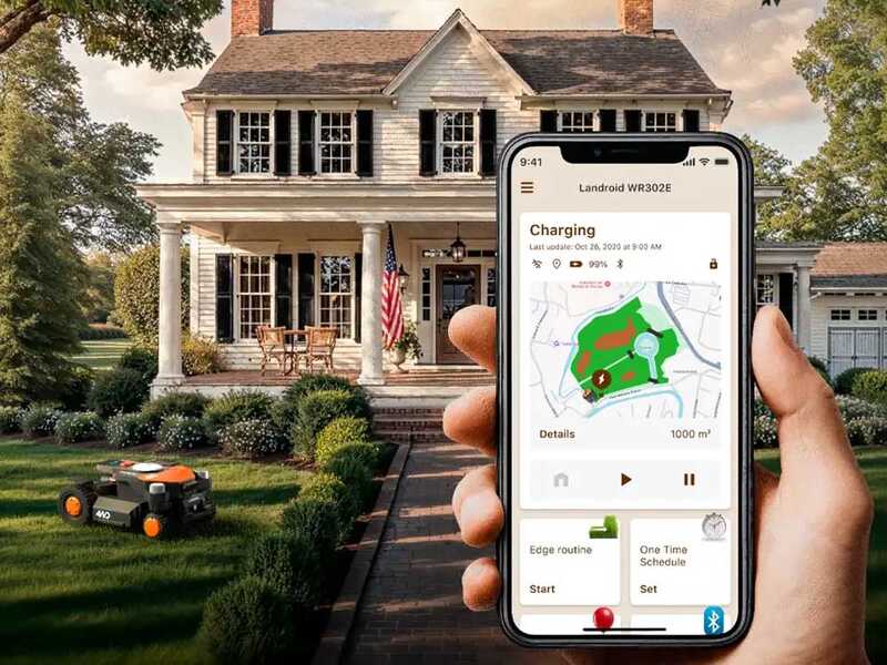 Worx Landroid Vision Cloud WR344E - M&auml;hroboter 4WD - ohne Installation