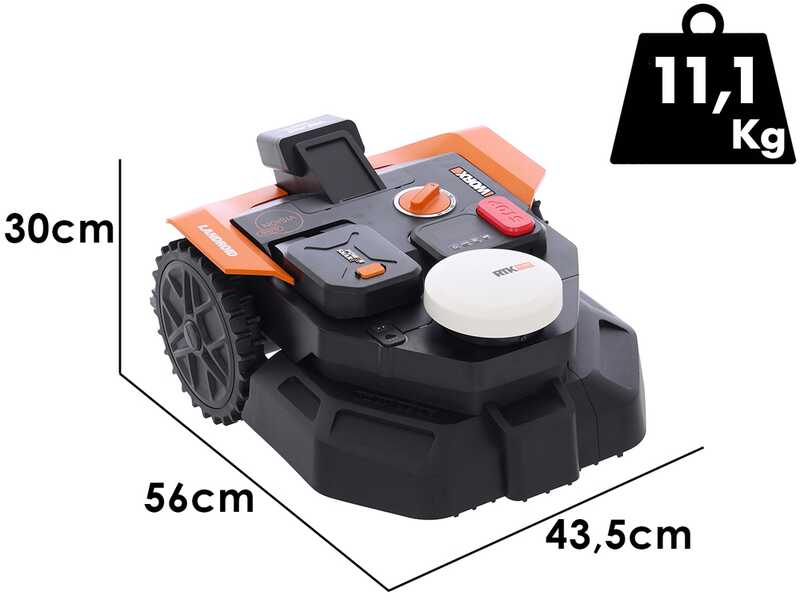 Worx Landroid Vision Cloud WR303E &ndash; M&auml;hroboter &ndash; ohne Begrenzungskabel