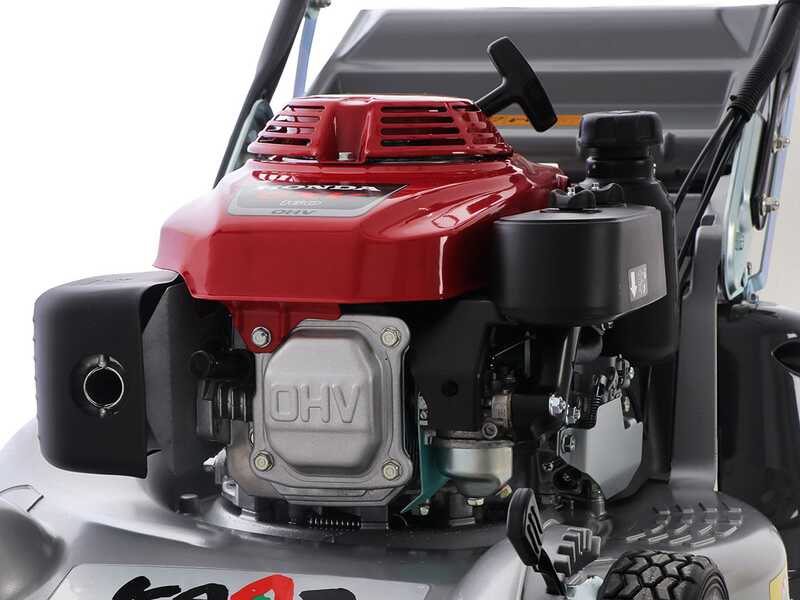 KAAZ LM 5360 HXAR PRO HS - Benzin-Rasenm&auml;her mit Radantrieb - Honda GXV 160 - Schnittbreite 53 cm - Mit Kardanwelle &ndash; Metallwalze