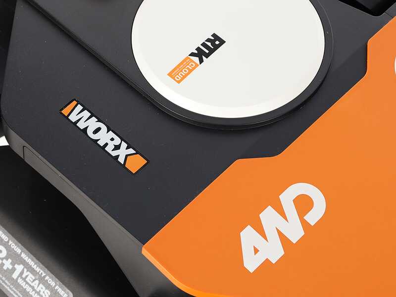 Worx Landroid Vision Cloud WR340E &ndash; M&auml;hroboter mit Allradantrieb 4WD&ndash; einfache Installation ohne Begrenzungskabel