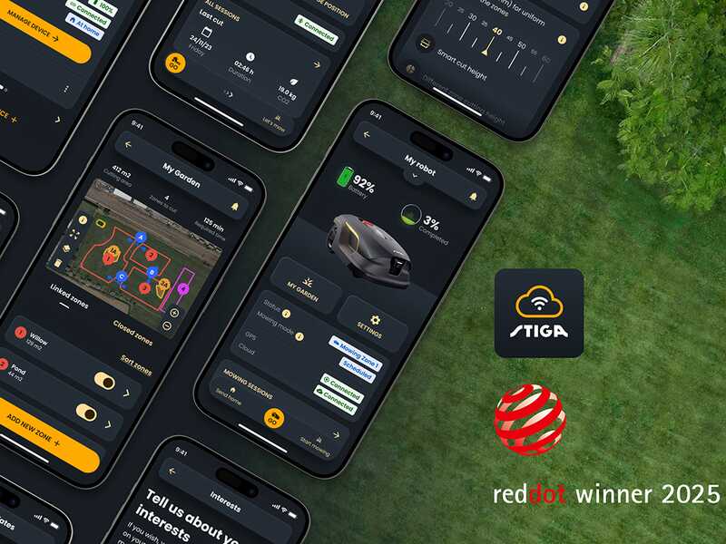 Stiga A 50v - M&auml;hroboter - ohne Begrenzungskabel - mit 10 Ah E-Power Akku