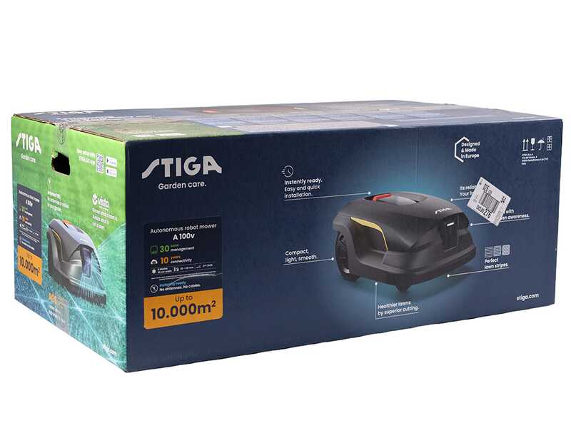 Stiga Vista A 100v - M&auml;hroboter - mit 12 Ah E-Power Akku