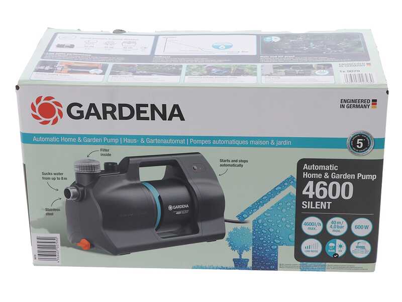 Gardena 4600 Silent - Gartenpumpe - 600 W