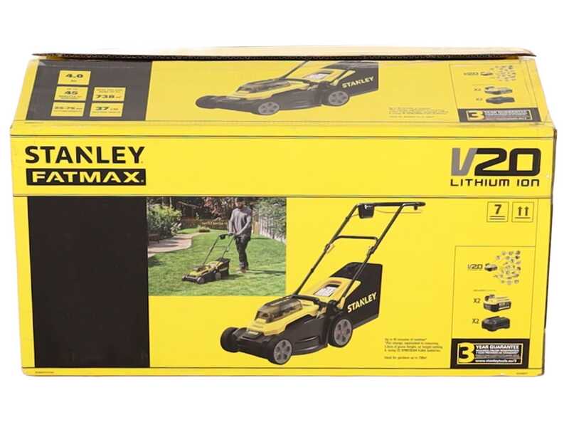 Stanley SCMWP3701N-XJ &ndash; Akku-Rasenm&auml;her