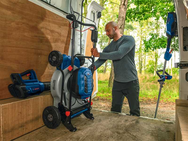 Bosch Professional GRA 18V2-46 SP &ndash; Akku-Rasenm&auml;her &ndash; 2x18V 5.5Ah - Schnittbreite 46 cm