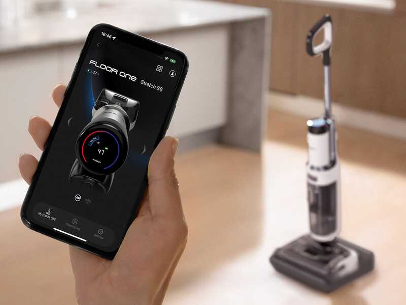 Tineco Floor One S5 Stretch Extreme -  Akku-Nass-Trockensauger Smart - 3 in 1: Wischen, Abziehen und Saugen