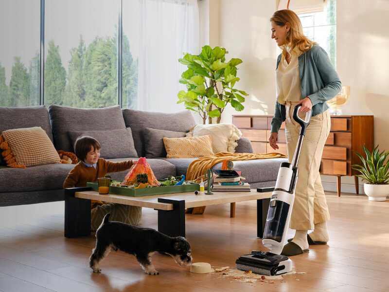 Tineco Floor One S5 Stretch Extreme -  Akku-Nass-Trockensauger Smart - 3 in 1: Wischen, Abziehen und Saugen