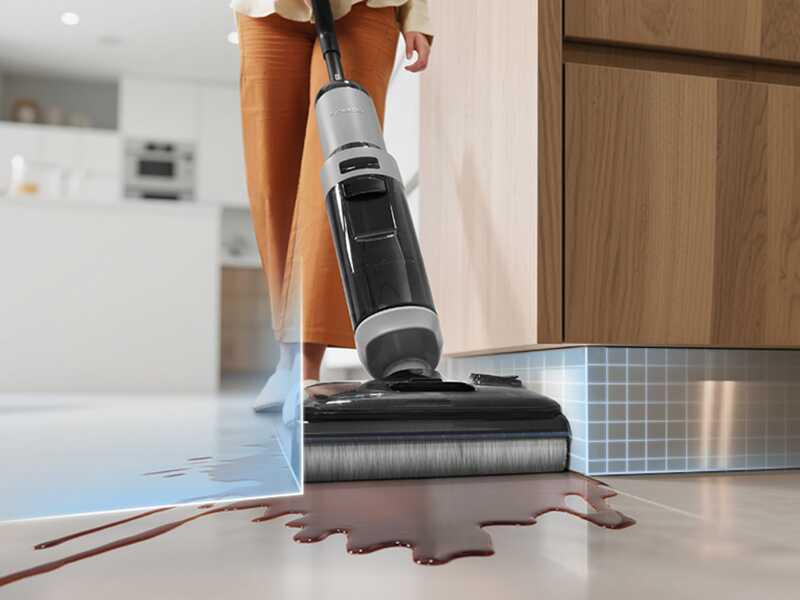 Tineco Floor One i5 Stretch Plus  -  Akku-Nass-Trockensauger - 3 in 1: Wischen, Trocknen und Saugen