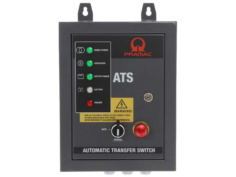 Pramac PMi 6500 &ndash; Stromerzeuger&ndash; 6,5 kW &ndash; 6 kW Gleichstrom, einphasig 230V &ndash; inklusive ATS-Schalttafel