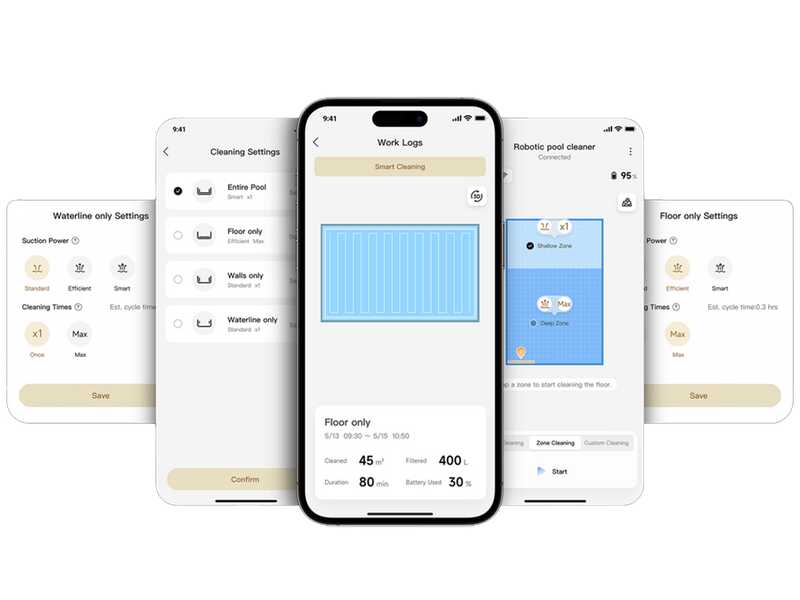 Dreame Z1 &ndash; Akku-Poolroboter &ndash; Steuerung per App