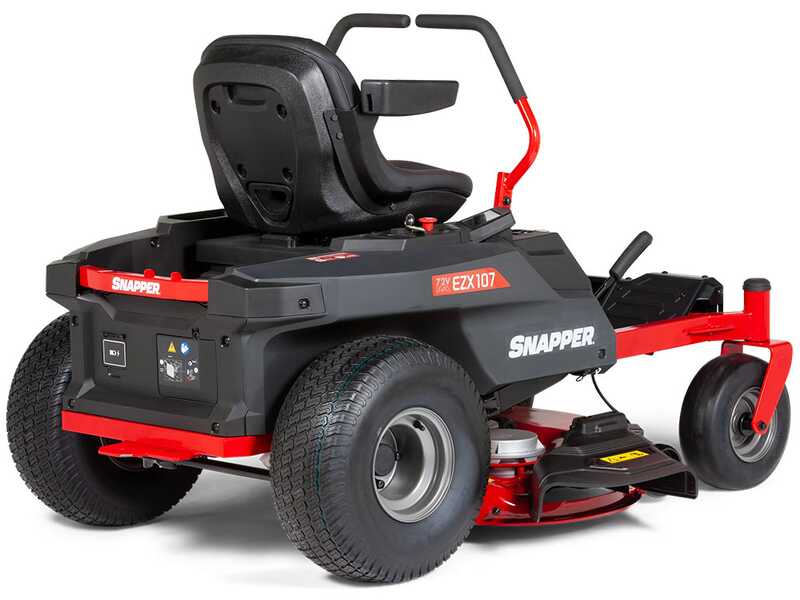 Snapper EZX107 - Nullwendekreism&auml;her -72V/44Ah - Schnittbreite 107cm - 2in1