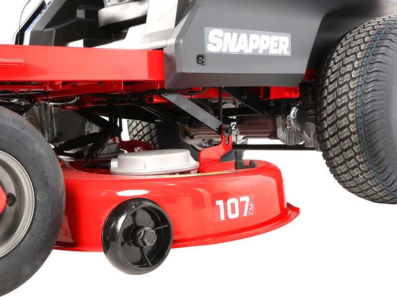 Snapper EZX107 - Nullwendekreism&auml;her -72V/44Ah - Schnittbreite 107cm - 2in1
