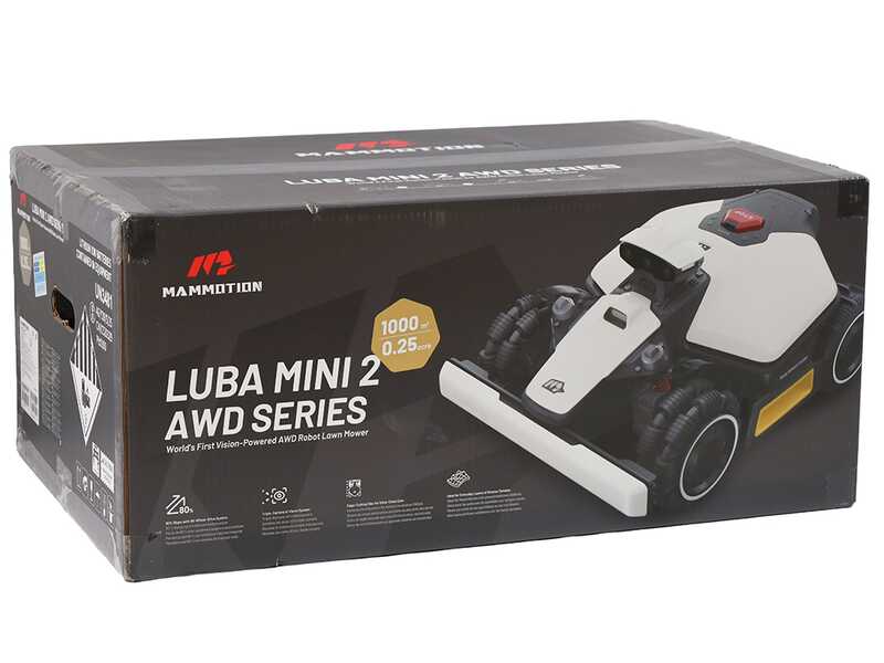 Mammotion LUBA mini 2 AWD 1000 &ndash; M&auml;hroboter &ndash; Ohne Begrenzungskabel mit intelligenter Navigation