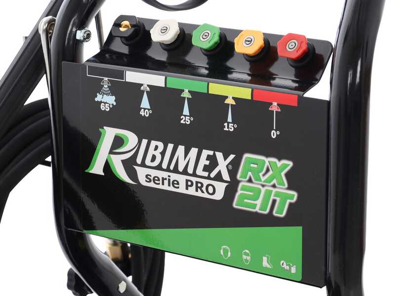 Ribimex RX21T - Hochdruckreiniger - 200 bar 678 l/h - Benzinmotor Loncin 196cc