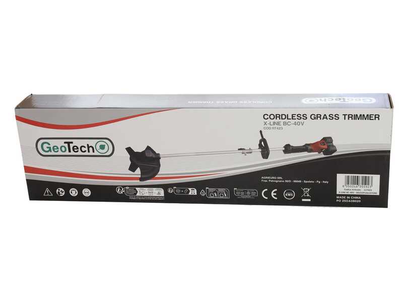 Geotech X-Line BC-40V - Akku-Motorsense - 40V - OHNE AKKU UND LADEGER&Auml;T