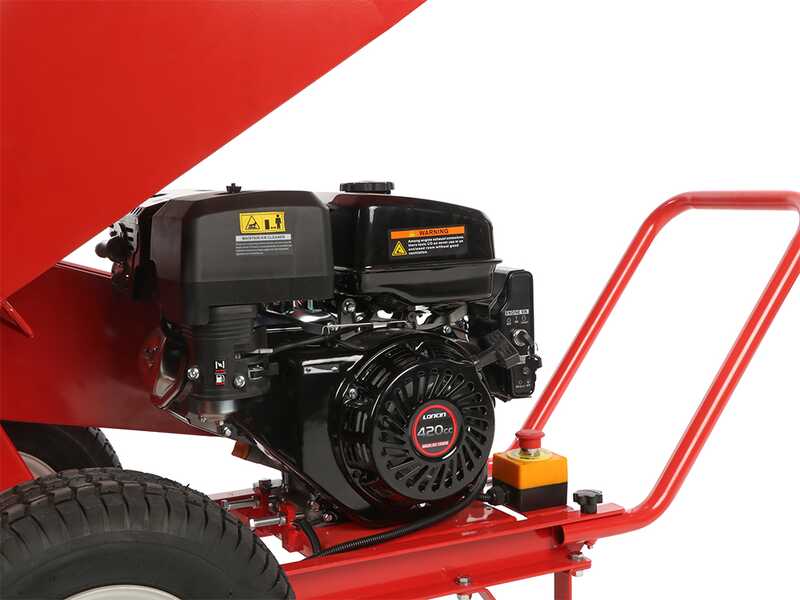 Attila ATS 1300 DLE &ndash; Benzin-H&auml;cksler &ndash; 420-ccm-Loncin-Motor mit Elektrostarter &ndash; Zwei Ausw&uuml;rfe